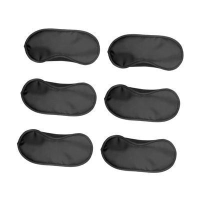 TOVINANNA 20Pcs Black Eye Patch Set for Game Blindfolds and Sleeping Accessories Comfortable Eye Shade for Travel and Nap Time