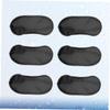 TOVINANNA 20Pcs Black Eye Patch Set for Game Blindfolds and Sleeping Accessories Comfortable Eye Shade for Travel and Nap Time view 2