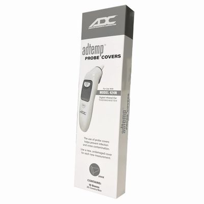 ADC Adtemp 424N Tympanic Ear Thermometer Disposable Probe Covers, Box of 200