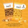 Jodys Gourmet Popcorn Bundle 1 Bag R53 Caramel Corn (7 oz) & 1 Bag Double Cheddar Popcorn (2.2 oz) Sweet and Savory Snack Perfect for Movie Nights, Parties, Gifting, and Celebrations view 2
