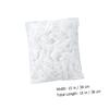 Cabilock 400PCS Disposable Food Covers Elastic Bowl Storage Covers for Food Preservation for Leftovers Picnics and Barbecues Compact and Convenient Plastic Wrap view 2