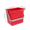 KICHOUSE Sturdy Plastic Pail Bucket Spout for Cleaning Car Garbage Can Versatile Cleaning Tools view 2