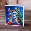 Caroline's Treasures Llama Christmas Greeting Cards Pack of 8 Blank Cards with Envelopes Whimsical A7 Size 5x7 Blank Note Cards view 2