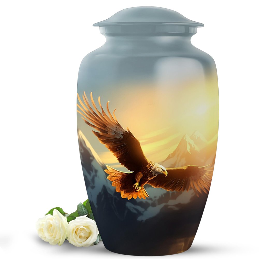 Eagle Urns for Human Ashes Adult Man, Funeral Urn for Ashes for Women - 10"