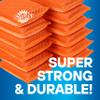 SCRUBIT Reusable Sponges for Dishes - 12 Pack Microfiber Sponges Kitchen Dish Scrubber, Machine Washable & Non-Scratch Scrubbers (Orange) view 4