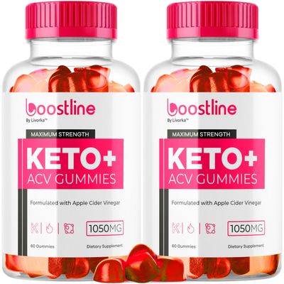 (2 Pack) Boostline Keto ACV Gummies Advanced Formula 1050MG All Natural Gummys, Boost Line Keto Plus Premium Formula Apple Cider Vinegar, Maximum Strength Gomitas Reviews, 120 Gummies for 2 Months