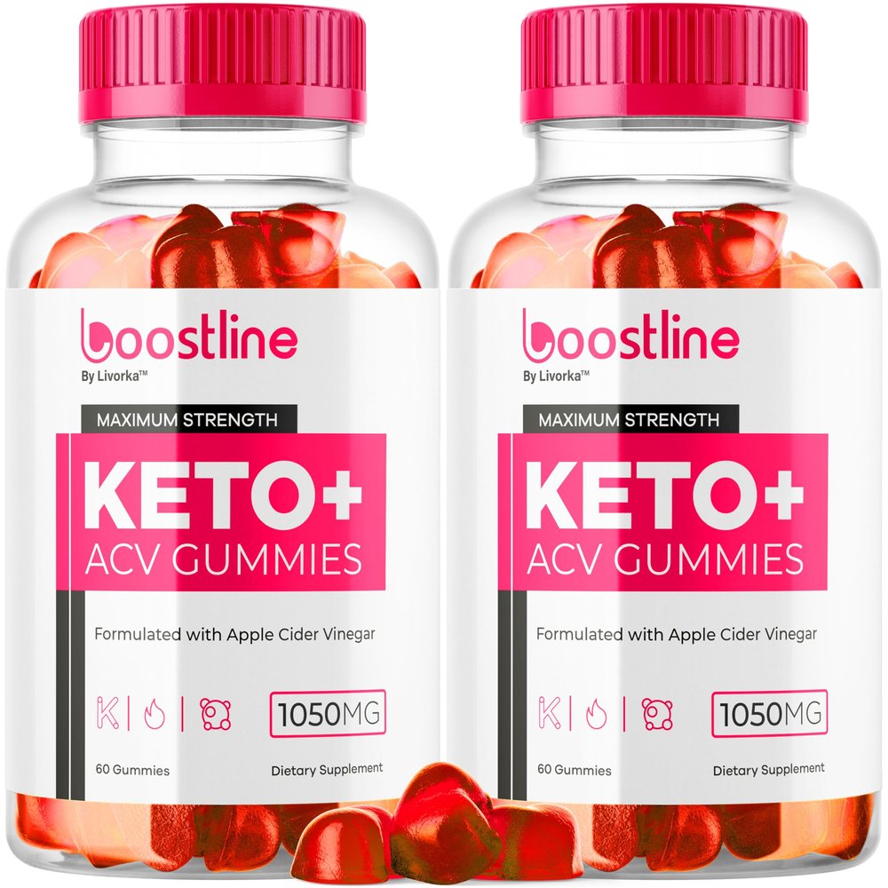 (2 Pack) Boostline Keto ACV Gummies Advanced Formula 1050MG All Natural Gummys, Boost Line Keto Plus Premium Formula Apple Cider Vinegar, Maximum Strength Gomitas Reviews, 120 Gummies for 2 Months