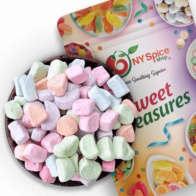 NY Spice Shop Assorted Dehydrated Marshmallow Bits - 1 Pound Mini Cereal Marshmallows - Lucky Charms Marshmallow - Bulk Dried Marshmallows for Hot Chocolate Snacks Desserts