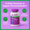 SmartyPants Toddler Organic Multi & Omegas Multivitamin Gummies with Omega 3 ALA, Vitamins D3, C, B12, B6, A, K, Zinc, Biotin, Clean Label, Mixed Berry and Cherry Flavors, 60 Gummies (30 Day Supply) view 2