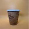 16OZ Brown Design Paper Hot Cups for Coffee, Disposable Cups (1000) view 2
