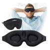 3D Contoured Memory Foam Sleep Mask Zero Pressure, Light-Blocking Eye Mask with Adjustable Strap for Travel, Side Sleepers & Naps view 1