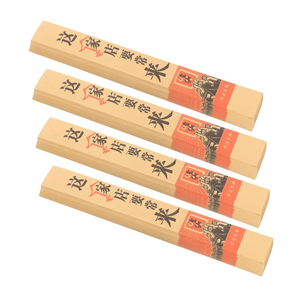VOSAREA 500pcs Chopsticks Packing Sleeves Premium Disposable Bags for Restaurants Hotels and Outdoor Events Convenient Tableware Storage for Travel and Picnics