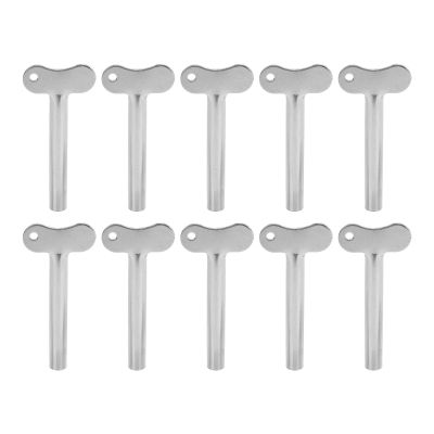 10PCS Metal Toothpaste Squeezer Tube Roller for Hair Dye Paint Cosmetics Travel Home School