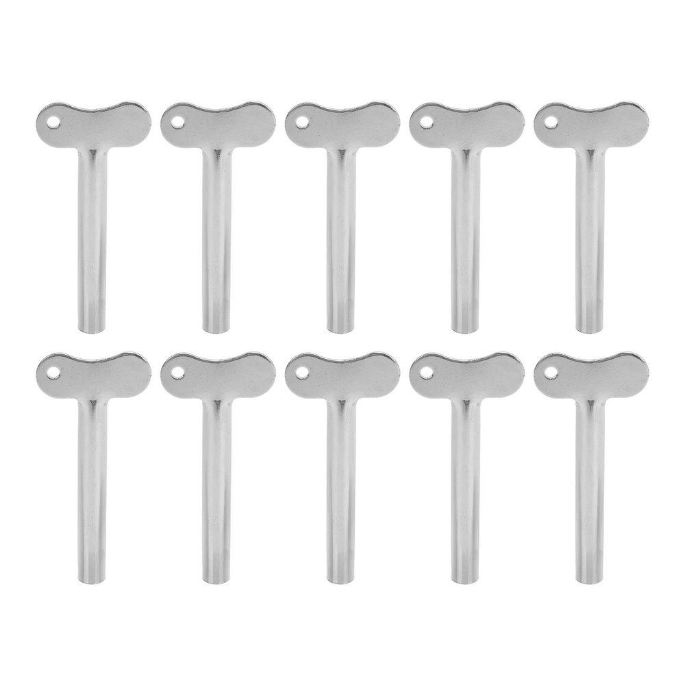 10PCS Metal Toothpaste Squeezer Tube Roller for Hair Dye Paint Cosmetics Travel Home School