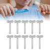 10PCS Metal Toothpaste Squeezer Tube Roller for Hair Dye Paint Cosmetics Travel Home School view 2