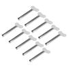 10PCS Metal Toothpaste Squeezer Tube Roller for Hair Dye Paint Cosmetics Travel Home School view 4