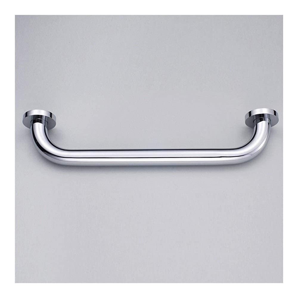 TXGJWRA Handrails,Safety Armrests,Grab Bar Curved Stainless Steel Grab Rails, Bathroom Shower Chrome Elderly Toiletslip Support Handle with Soap Basket Suit/S,