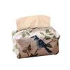 Tissue Box Holder Tissue Box Living Room Table Storage Bag Jacquard Drawer Bag Home Desktop Drawer Bag Decorative Napkin Holder view 1