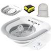 Electric Sitz Bath for Toilet,Sitz BathPortable and Collapsible Sitz Bath Tub for Hemorrhoids & Postpartum Care, Wide Seat for Home Use(Grey) view 1