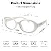 2-in-1 woman Blue Light Blocking & Photochromic Glasses - Auto-Tinting Lenses for Indoor/Outdoor Use Y5616 (C03) view 3