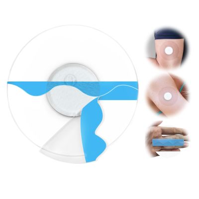 QaZanteiar Freestyle Sensor Covers for Libre 3 / Libre 3 Plus, 55 Pack Waterproof CGM Overpatch, Hypoallergenic Transparent Long-Lasting Full Coverage Adhesive Patch