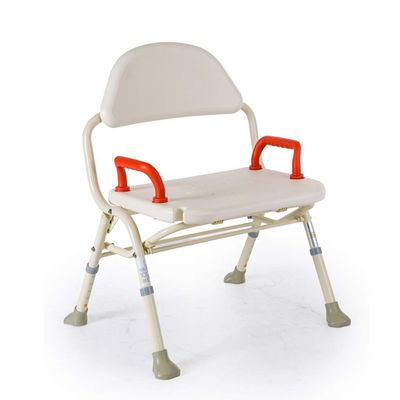 PZHANGZVH Bath Stools,Old Man Bath Chair Aluminum Alloy Folding Widened Bathroom Chair Shower Stool Large Load-Bearing