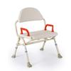 PZHANGZVH Bath Stools,Old Man Bath Chair Aluminum Alloy Folding Widened Bathroom Chair Shower Stool Large Load-Bearing view 1