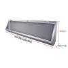 100CM/150CM Commercial Urinal,Wall-Mounted Men's Flushing Urinal, 304 Stainless Steel Urinal Trough with Drain Pipe, , for Schools/Construction Sites/Public Places(100*30*65cm/39.4*11.8*25.6in) view 2