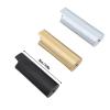 3Pcs Metal Lighter Case 8cm Length Black Gold Silver Zinc Alloy Lighter Cover Holder Set for Traveling Party Bar view 3