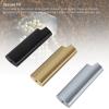 3Pcs Metal Lighter Case 8cm Length Black Gold Silver Zinc Alloy Lighter Cover Holder Set for Traveling Party Bar view 4