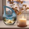 JAGLASH Angel Memorial Urns for Human Ashes - Cremation Urn for Mom & Dad - 10 Inch - Large with Velvet Bag - Funeral Urn Adult Ash - Burial for Ashes Adult Male & Female - Urns for Women & Men view 3