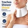 AMiNA Tracheostomy Shower Cover for Adults 15.5" to 22.0" Soft Vinyl Neck Protector for Shower, Waterproof Tracheostomy Cover, Trach Shield, Skin-Friendly Stoma Guard, Adjustable Neck Fit view 2
