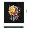 Moon and Sun Dreamcatchers Feathers Scale for Body Weight Smart Accurate Digital Bathroom Scale with Easy Read LCD view 2