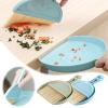 2025 New Hand Broom and Dustpan Set, Multi-Functional Home Mini Dustpan and Brush Set, Portable Plastic Dust Pan and Brush Set for Desk, Table, Home, Kitchen, Camping, Key Board (Green 2 Pcs) view 4