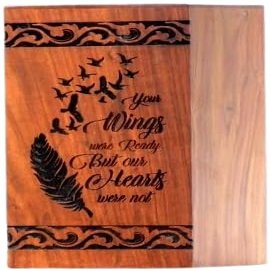 Amazing Handcrafted Wooden Urn Box - Personalized Cremation Urn for Ashes - Handmade Urns for Human Ashes - Adult Large Cremation Urns (XX-Large (640lbs or 290kg))
