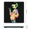 Aliens Peace Sign Scale for Body Weight Smart Accurate Digital Bathroom Scale with Easy Read LCD view 2