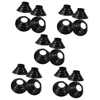 VALICLUD 20pcs Non- Crutch Tips Walking Stick Foot Covers for Enhanced Stability and Safety Easy Installation for Hiking and Outdoor Activities