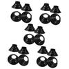 VALICLUD 20pcs Non- Crutch Tips Walking Stick Foot Covers for Enhanced Stability and Safety Easy Installation for Hiking and Outdoor Activities view 1