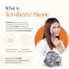 TeraRX Terahertz Stone Meridian Dial Bar Tool Authentic Terahertz Gua Sha Facial Tool with Acupressure Tip for Face, Neck, Back & Body Energy Stone Scraping Tools for Circulation & Relaxation view 2
