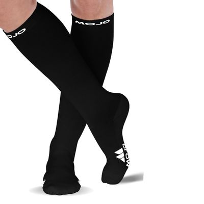 Mojo Compression Socks 15-20 mmHg for Men & Women, Helps Swelling, Fatigue, Varicose Veins & Circulation, 5X-Large