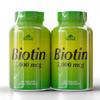 ALFA VITAMINS Biotin 5000 mcg High Potency Vitamin B7 Supplement for Daily Use 100 Tablets 2 Pack view 1