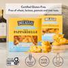DeLallo Gluten-Free Pappardelle Pasta Nests, Made with Corn and Rice Flour and Farm Fresh Eggs, Made in Italy, Bronze Cut, Non-GMO, Wheat Free, 8.8 oz Box, (4 Pack) view 2