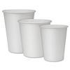 10 fl oz Single Wall Lined Disposable Cups - White view 1