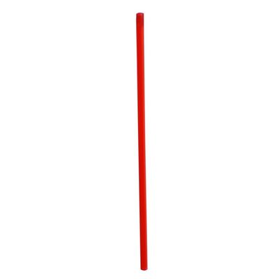 Jumbo Straws, 7.75", Polypropylene, Red, 250/Pack, 10 Packs/Carton