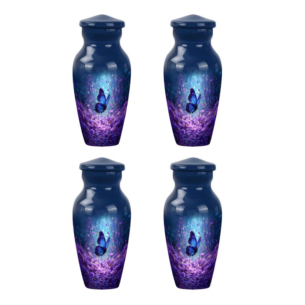 Butterfly Small urn for Ashes for Women, Funeral Cremation Mini Urns for Human Ashes
