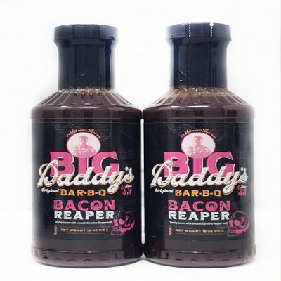 2 Pack of Barbecue Sauce Assorted Flavors Big Daddys (18oz, Bacon Reaper)