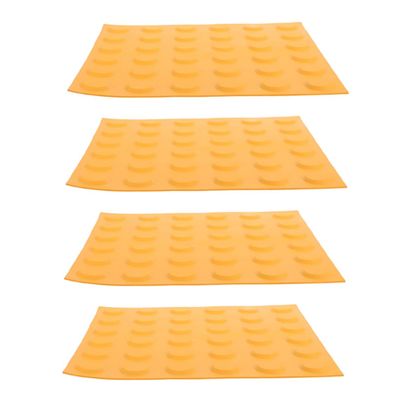 Alipis 4pcs Non-Slip Blind Paving Brick Directional Guidance for Sidewalks Tactile Paving Tiles for Public Areas and Pathways and Easy to Install