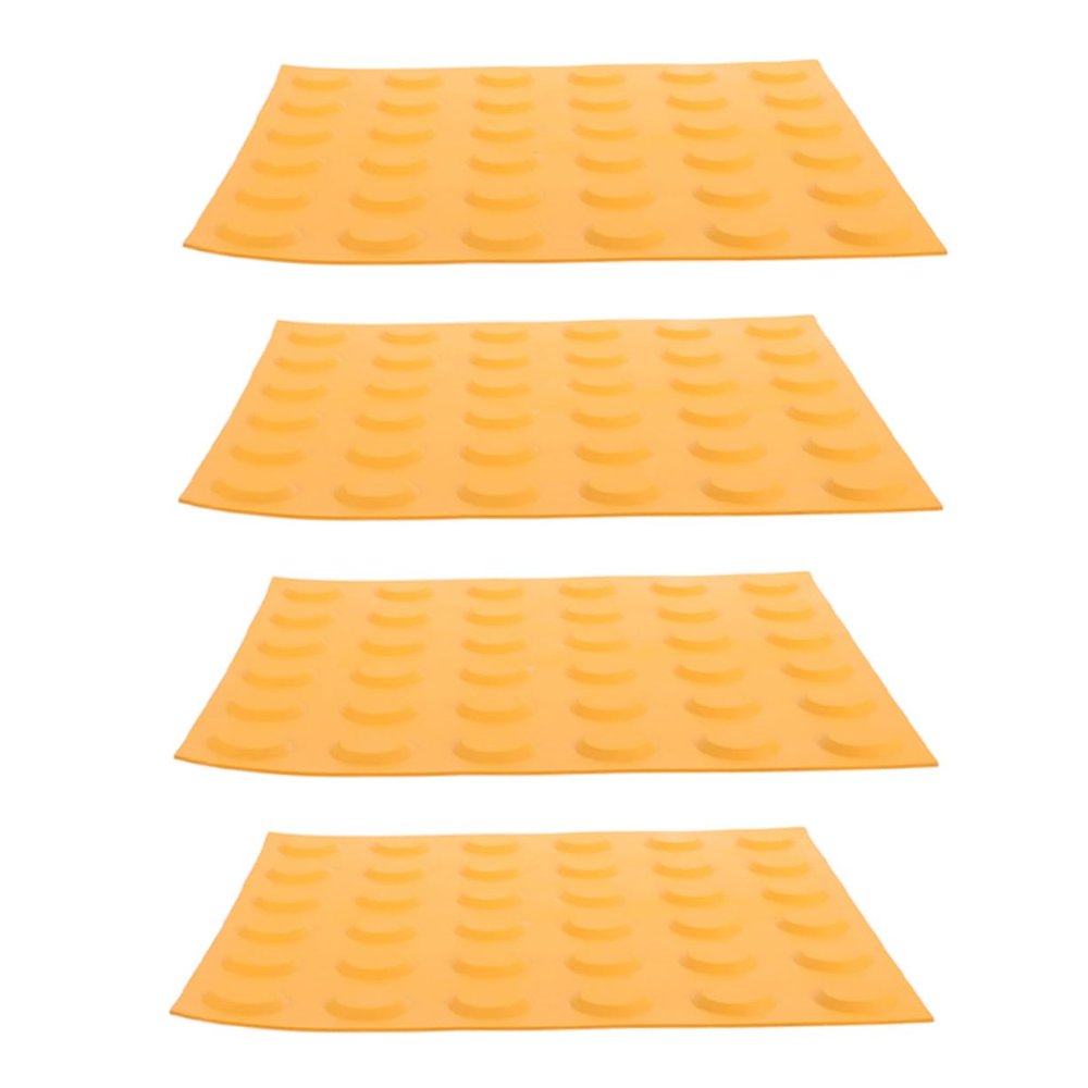 Alipis 4pcs Non-Slip Blind Paving Brick Directional Guidance for Sidewalks Tactile Paving Tiles for Public Areas and Pathways and Easy to Install