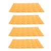 Alipis 4pcs Non-Slip Blind Paving Brick Directional Guidance for Sidewalks Tactile Paving Tiles for Public Areas and Pathways and Easy to Install view 1