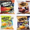 [Combo of 4 Big Packs] Orion Turtle Chips, Choco Churros/Sweet Corn/Truffle/Flamin Lime Flavor, Super Crunch, 5.64 oz view 1